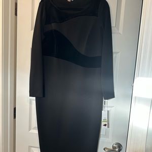 Black & Velvet Calvin Klein Dress NWT 14
